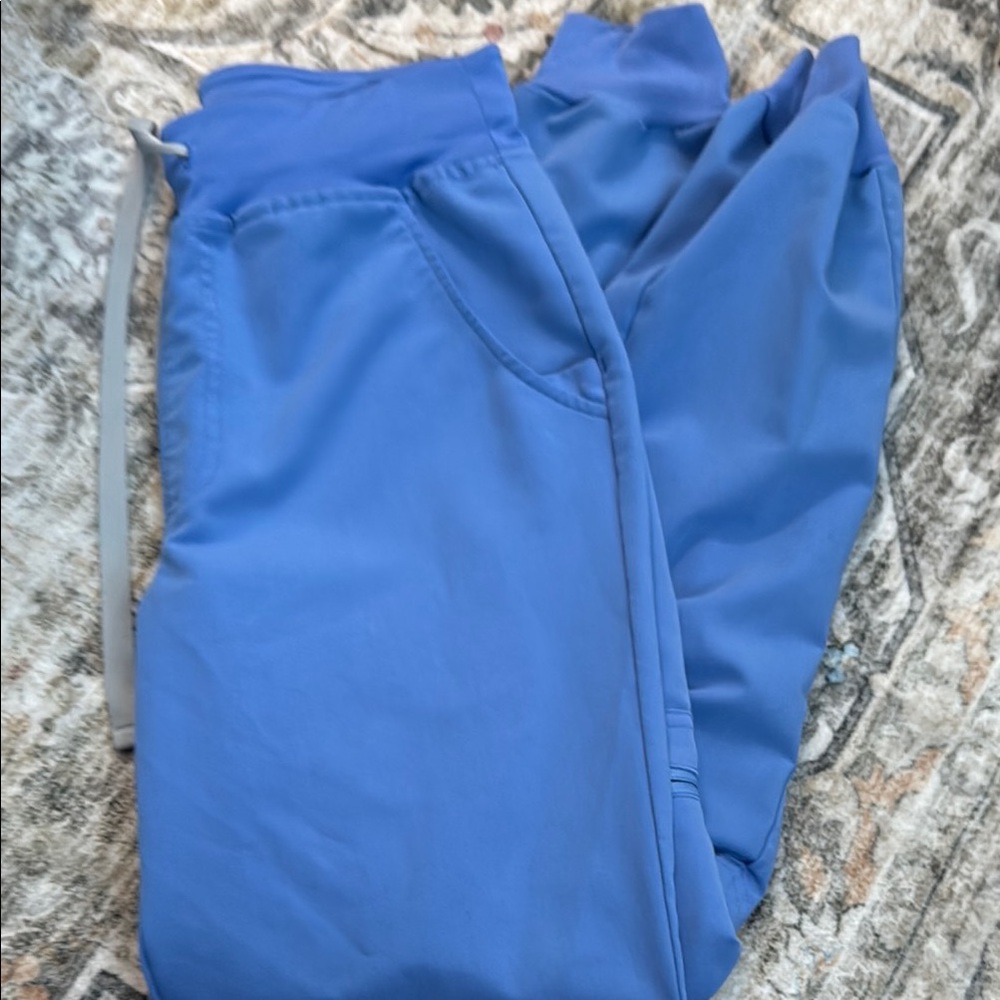 Figs Ceil blue jogger scrub pants